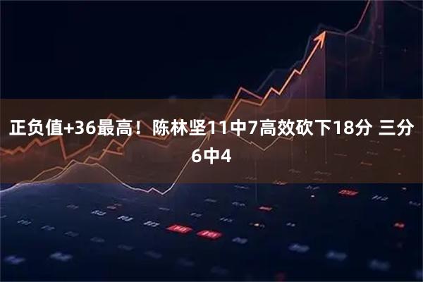 正负值+36最高！陈林坚11中7高效砍下18分 三分6中4