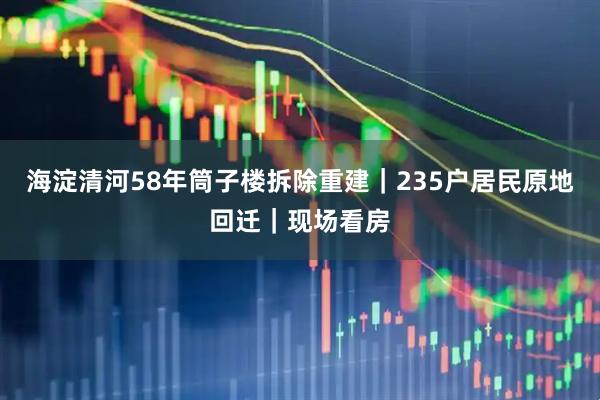 海淀清河58年筒子楼拆除重建｜235户居民原地回迁｜现场看房